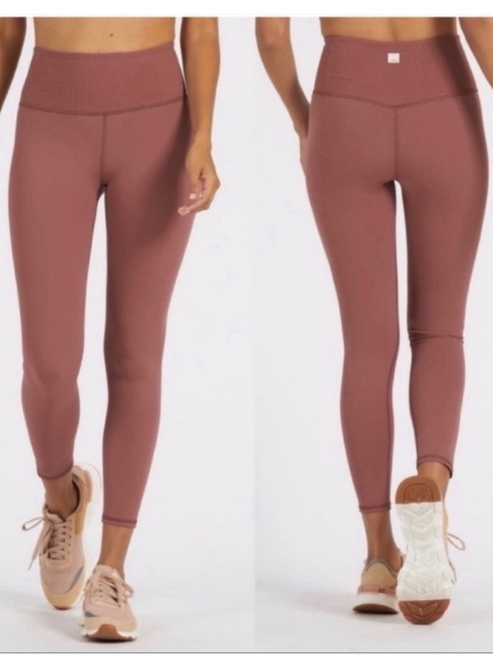 Vuori Rib Studio Legging Marsala
